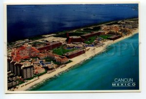 488464 Pan American Games MEXICO Cancun Quintana Roo Hotels aerial view postcard