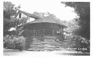 Barrow Lodge Bushkill Pennsylvania C-1940s RPPC Photo Postcard 7608