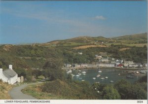 Wales Postcard - Lower Fishguard, Pembrokeshire   RR13009