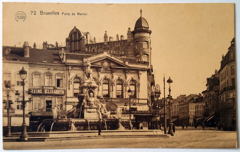 9 VINTAGE POSTCARDS OF BRUSSELS. NUMBEREDS. Printer: F. Lion. UNUSED!!!