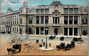 Argentina Buenos Aires Bolsa Vintage Postcard C044