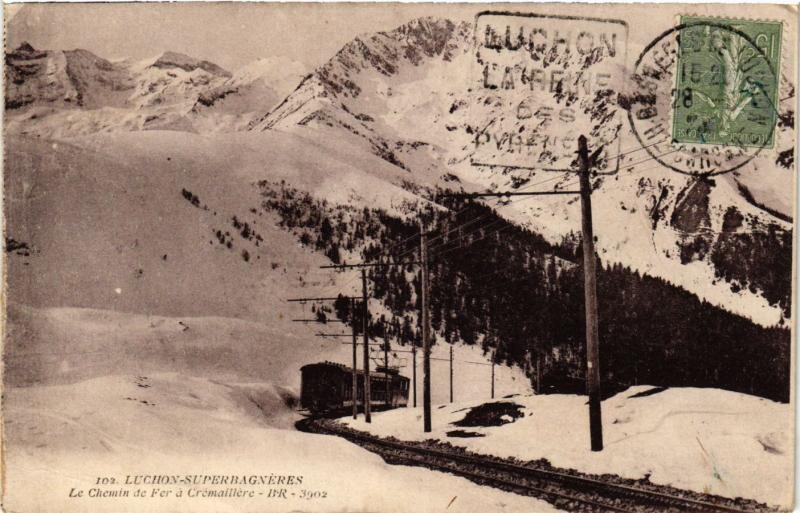 CPA LUCHON-SUPERBAGNERES Le Chemin de Fer a Cremaillere (255974)