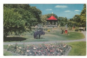 Bandstand, The Public Gardens, Halifax, Nova Scotia, Vintage Chrome Postcard #1