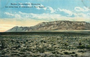 Sandia (Watermelon) Mountains, 10 Miles East Of Albuquerque, NM Vintage Postcard