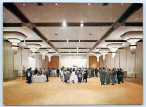 TOKYO, JAPAN~ Pearl Chandeliers TOKYO HILTON HOTEL Pearl Ballroom 4x6 Postcard