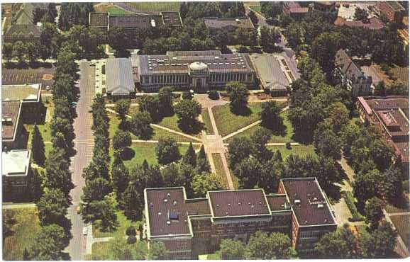 Memorial Union Quadrangle at Oregon State University in Corvallis Oregon, Chrome