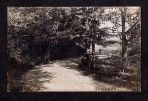 OH View Bridge WEST RICHFIELD OHIO Real Photo RPPC Postcard RP Carte Postale