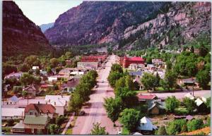 Ouray, Colorado, birds eye view