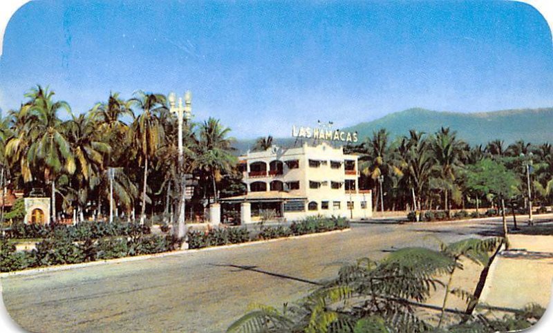 Hotel Las Hamacas Acapulco Mexico Tarjeta Postal Unused 