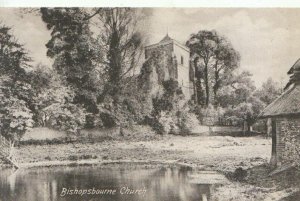 Kent Postcard - Bishopsbourne Church - Ref TZ7034