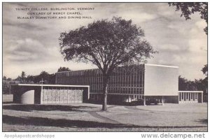 Vermont Burlington Trinity College Our Lady Of Mercy Chapel Mcauley Dormitory...