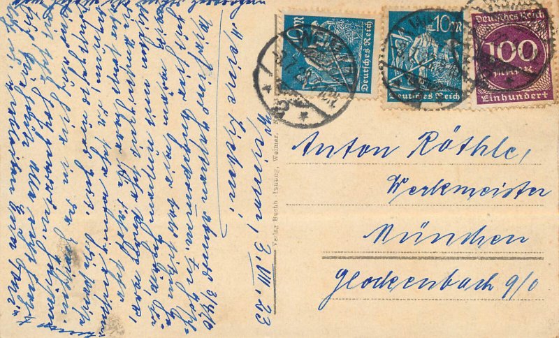 Germany Weimar Russian church 1923