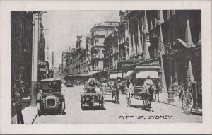 Postcard Pitt St Sydney Australia