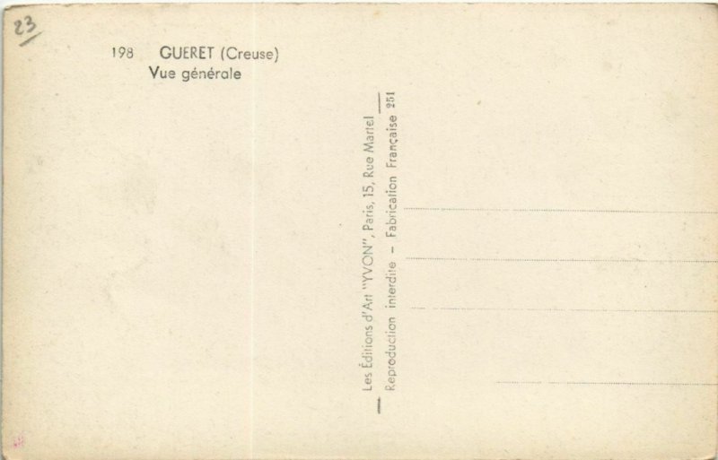 CPA GUERET Vue Generale (1144374)