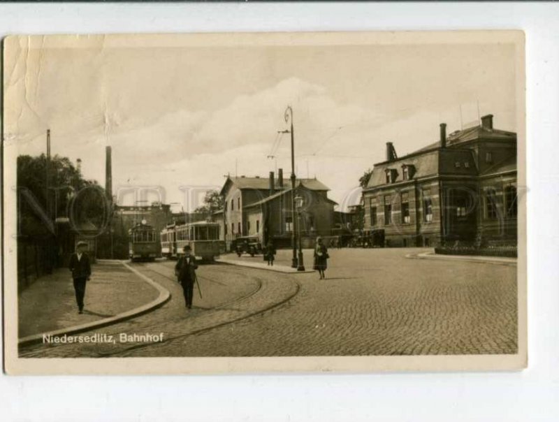 401656 GERMANY DRESDEN Niedersedlitz railway station Old photo