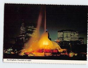 M-113040 Buckingham Fountain at Night Chicago Illinois