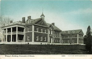 Photoette Postcard; University of Illinois, Women's Building 1023 Unposted