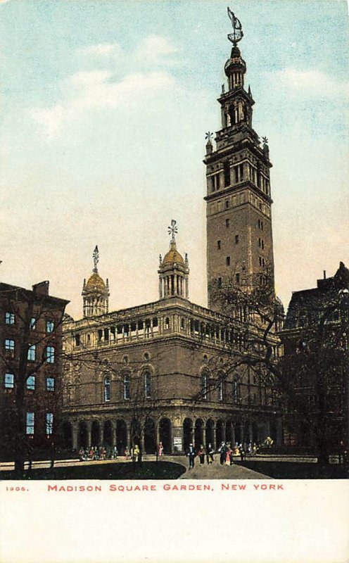 Madison Square Garden People  NYC NY DB c1910 VTG P155 