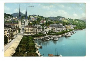 Switzerland - Luzern (Lucerne). View at the Pier