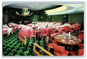 Vintage New Glass Hat Lounge Congress Hotel Chicago, IL Postcard F58