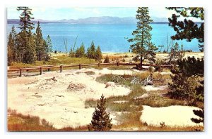 Yellowstone Lake Paint Pots Yellowstone National Park Wyoming Postcard