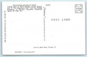 3 Postcards CHICAGO, Illinois IL ~ Comic Greetings SKYLINE, Street Scenes 1950s