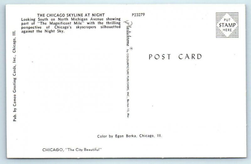 3 Postcards CHICAGO, Illinois IL ~ Comic Greetings SKYLINE, Street Scenes 1950s