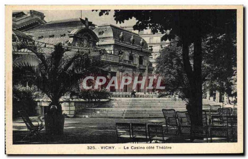 Old Postcard Vichy Casino Riviera Theater