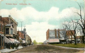 Wheelock Postcard Webster Street Scene Chillicothe MO Livingston County