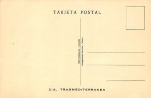 Gibraltar Compania Trasmediterranea Ship Postcard