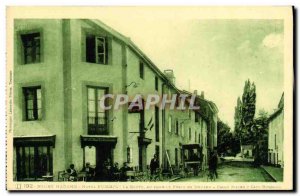 Old Postcard Bourg Madame Hotel Buscail Customs Station