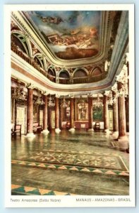 MANAUS, BRAZIL ~ Salo Nobre TEATRO AMAZONAS Theater Reception Hall Postcard