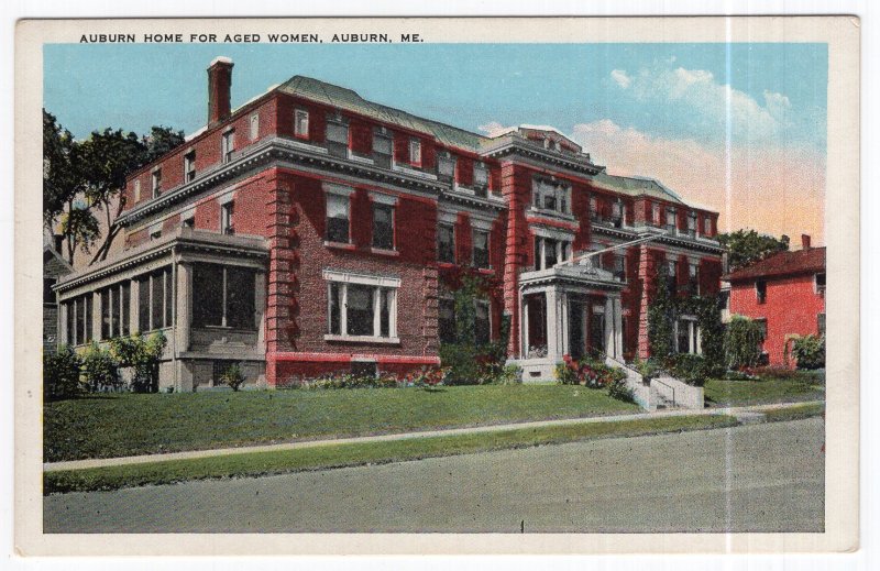 Auburn, Me., Auburn Home For Aged Women