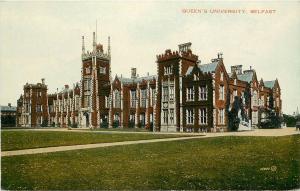 Vintage Postcard Queen's University Belfast Northern Ireland