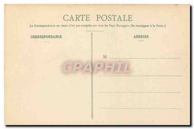 Old Postcard Chateaubriant Loire Inf Interior of the Church of St. John Bere