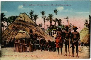 CPA AK Senegal Fortier 234. Afrique Occidentale-Chez les Mankaignes (235184)