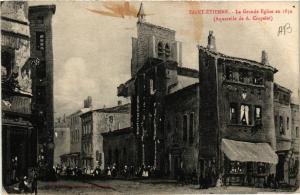 CPA Saint Etienne. La Grande Eglise en 1850. (664659)