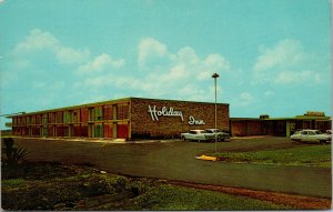 Vtg 1960s Holiday Inn of Lake Charles Louisiana LA Hotel Postcard