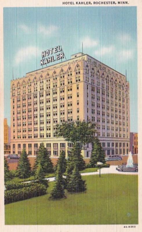 Minnesota Rochester Hotel Kahler Curteich