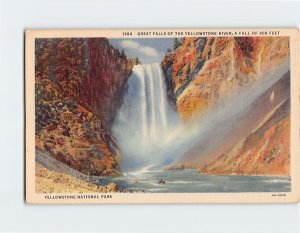 M-120559 Great Falls of the Yellowstone River Yellowstone National Park USA