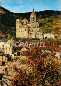 Old Postcard Auvergne Picturesque Church of Saint Nectaire