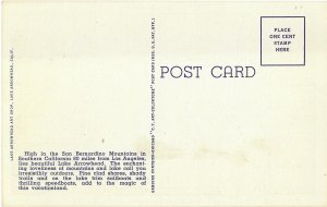 Sailing on Lake Arrowhead California