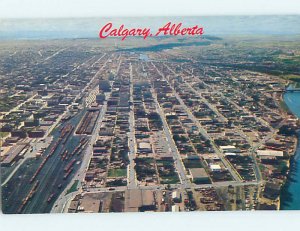 Pre-1980 AERIAL VIEW Calgary Alberta AB AC9790@