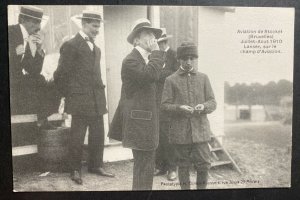 Mint Belgium Real Picture Postcard Stockel Aviation Meeting Bruxelles 1910 RPPC