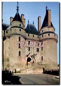 Postcard Modern Castles of Loire Langeais I and L Entree du Chateau and Levis...