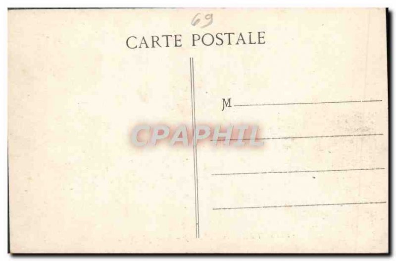 Postcard Old Yzeron Vue Generale