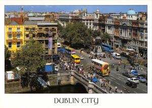 BR87613 dublin city double decker bus car voiture ireland