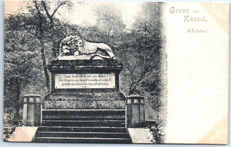 Postcard - Monument - Greetings from Kassel, Germany