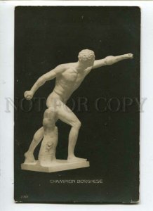 3111527 NUDE Strong Man Champion Borghese Vintage Photo PC