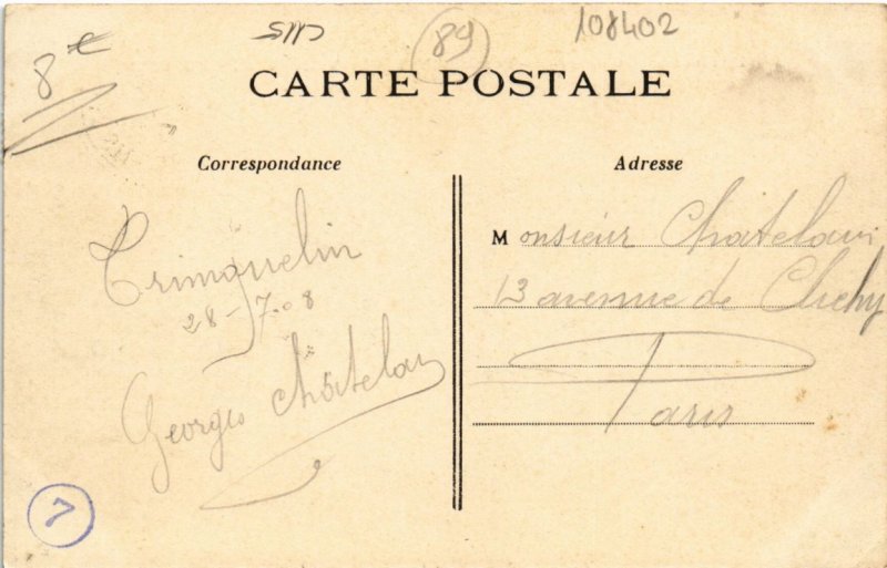 CPA Env. de QUARRE-les-TOMBES - Vallée des Boussons (108402)